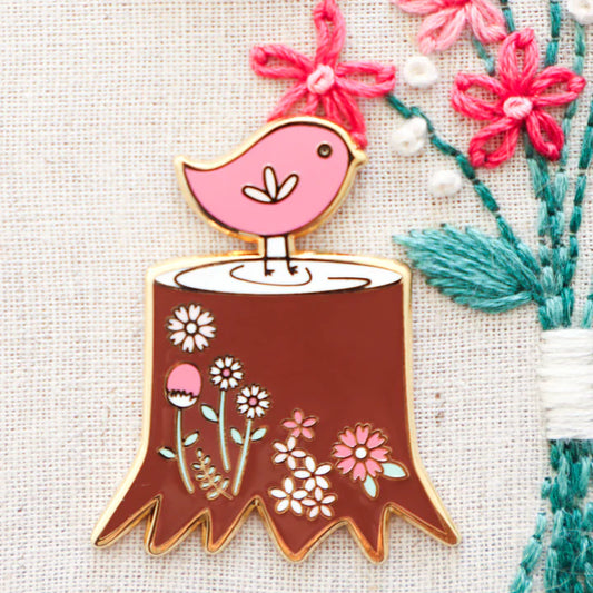 Woodland Birdie Magnetic Needle Minder by Flamingo Toes