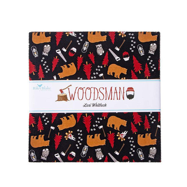 Woodsman 10" Stacker by Lori Whitlock for Riley Blake Designs