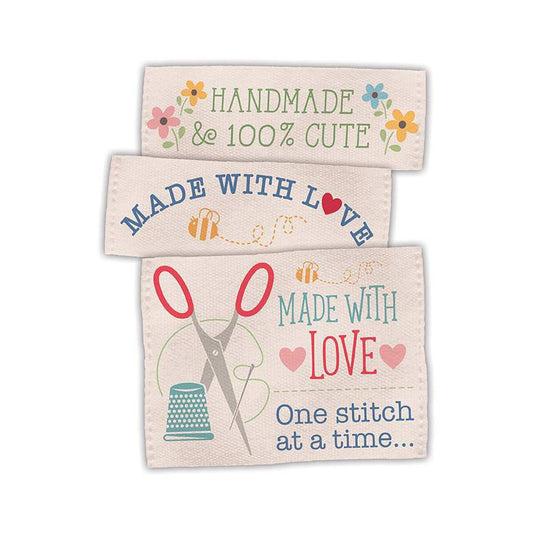Lori Holt Made With Love Woven Sew-In Labels