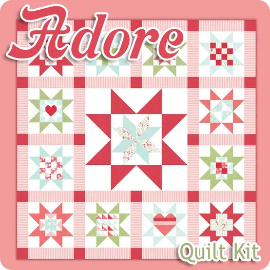 Adore Quilt Kit Featuring Lighthearted by Camille Roskelley