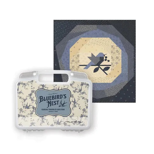 Bluebird's Nest Collector's Bin Featuring Bluebird's Nest by Kansas Troubles Quilters