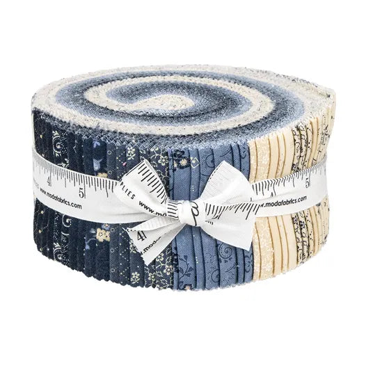 Bluebird's Nest Jelly Roll Kansas Troubles Quilters for Moda Fabrics