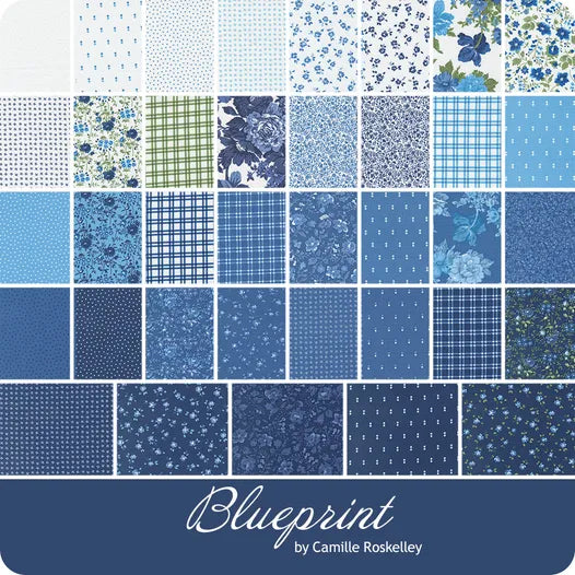 Blueprint Layer Cake Camillie Roskelley for Moda Fabrics