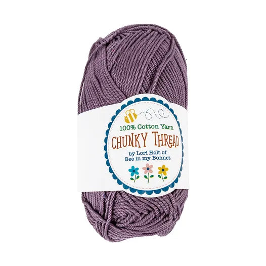 Plum Chunky Crochet Thread Yarn Lori Holt of Bee in my Bonnet