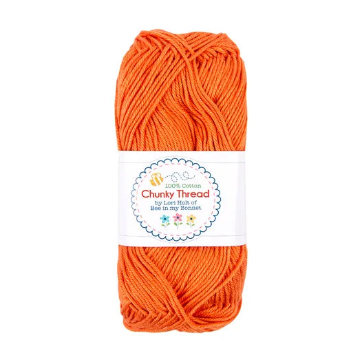 Pumpkin Chunky Crochet Thread Lori Holt of Bee in my Bonnet