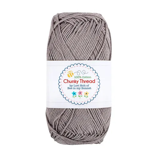 Riley Gray Raindrop Chunky Crochet Thread Lori Holt of Bee in my Bonnet