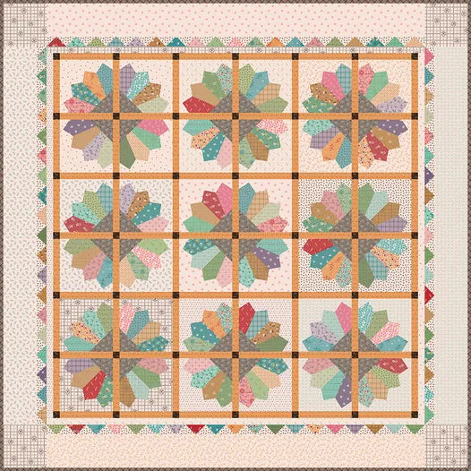 Delightful Quilt Kit Featuring Gentler Times by Lori Holt