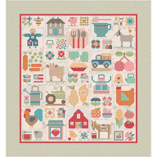 Farm Fresh Sew Along Fabric Kit Featuring Farmer's Daughter by Lori Holt