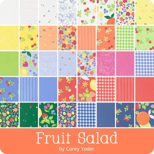 Strawberry Sampler Quilt Kit Featuring Fruit Salad by Corey Yoder