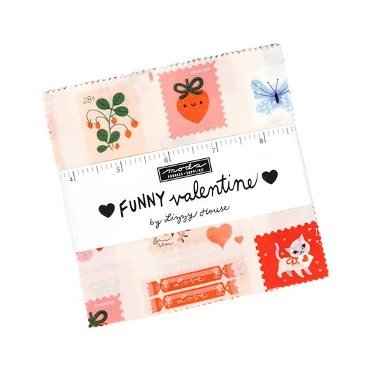 Funny Valentine Charm Pack Lizzy House for Moda Fabrics