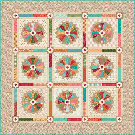 Homemade Pie Quilt Kit Featuring Baked with Love by Lori Holt
