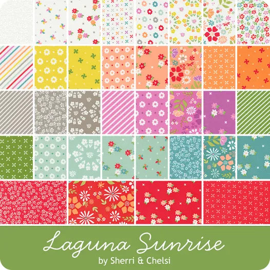 Laguna Sunrise Layer Cake Sherri & Chelsi for Moda Fabrics