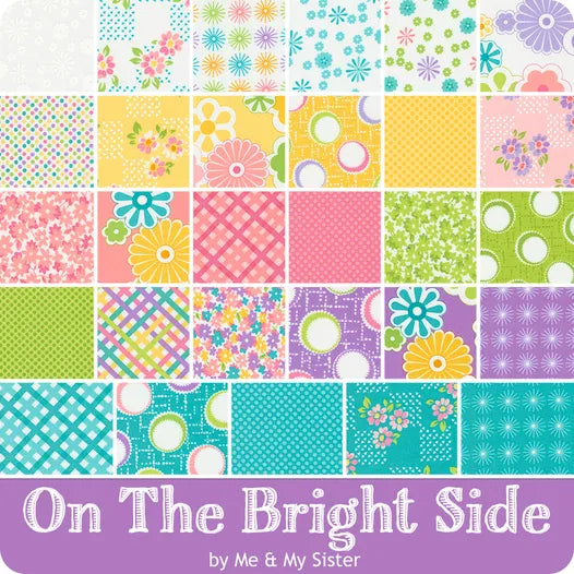 On The Bright Side Fat Quarter Bundle Me & My Sister Designs for Moda Fabrics