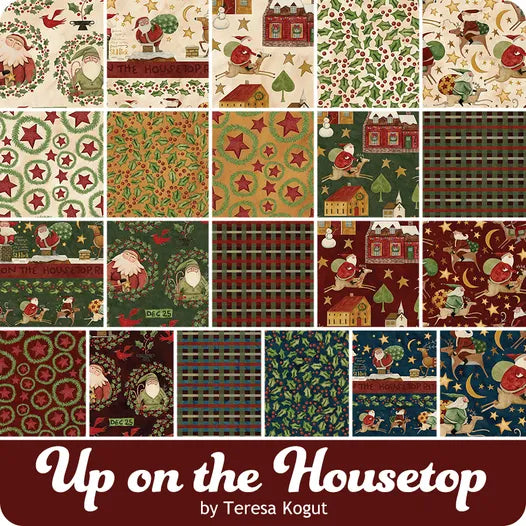 Up On The Housetop 10" Stacker Teresa Kogut for Riley Blake Designs