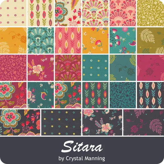 Sitara Layer Cake Crystal Manning for Moda Fabrics