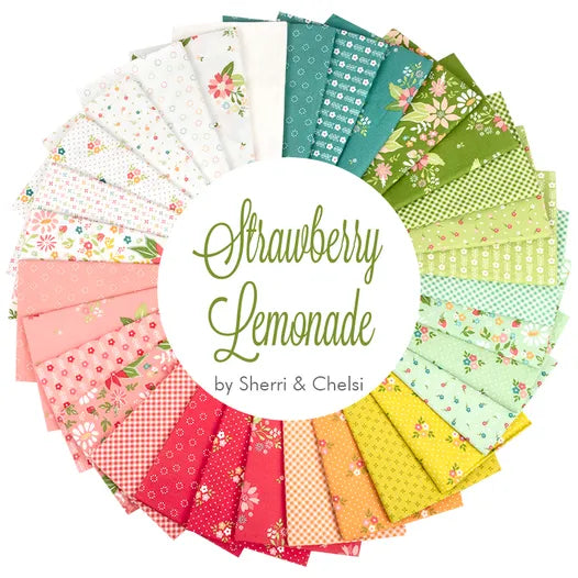 Strawberry Lemonade Fat Quarter Bundle Sherri & Chelsi for Moda Fabrics