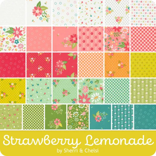 Botanical Remix Quilt Kit Featuring Strawberry Lemonade by Sherri & Chelsi