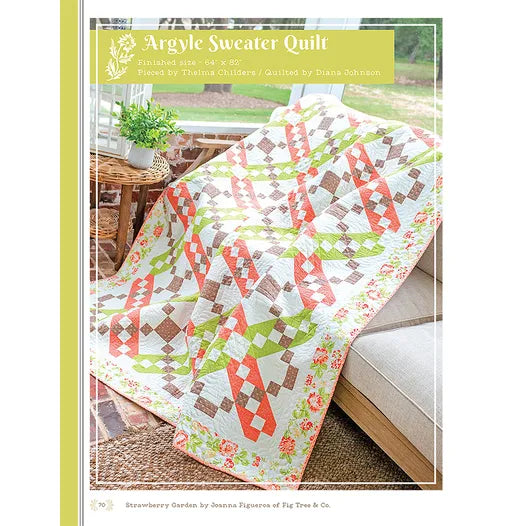 Strawberry Garden Quilt Book Joanna Figueroa of Fig Tree Quilts