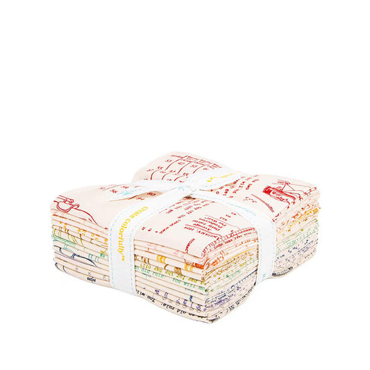 Backgrounds Type-Ography Fat Quarter Bundle Lori Holt for Riley Blake Designs