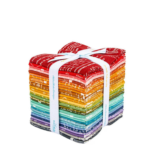 Colors Type-Ography Fat Quarter Bundle Lori Holt for Riley Blake Designs